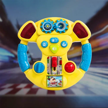 CAR STEERING ROTATION WHEEL WITH LIGHT & MUSIC